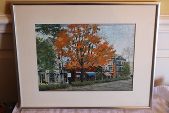 Downtown Ridgefield CT Painting