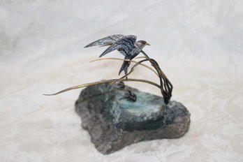 PERFECT LANDING SWALLOW SCULPTURE