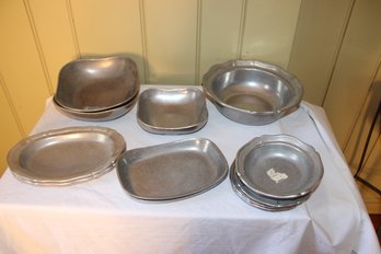 Wilton Mount Joy, PA Pewter Bowls And Plates