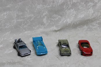 4 Hot Wheels Cars
