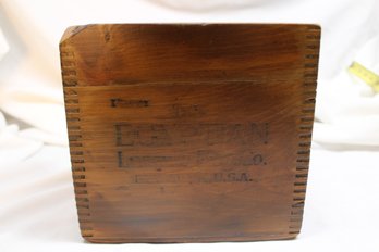 Antique Wooden Box Egyptian Lacquer New York Finger Jointed