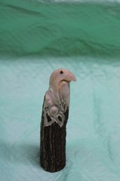 WOOD CARVED EAGLE
