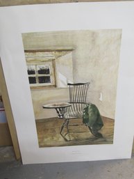 WRITING CHAIR PRINT BY ANDREW WYETH