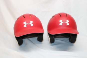 2 Adult Under Armour Helmets