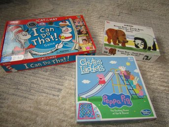 3 KIDS BOARD GAMES