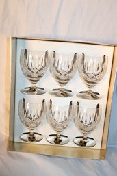 Edinburg Crystal Wine Goblets Glasses