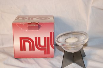 Nybro Sweden Candle Holder
