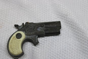 VTG Miniature Derringer K Die Cast TOY Cap Gun 2.25' Long Hong Kong