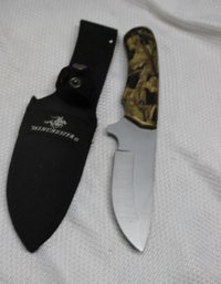 Winchester Fixed Blade Hunting Knife Camo Handle 4' Blade