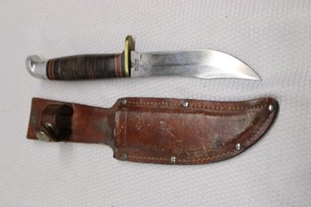 Vintage Knife And Sheath Western Boulder Colorado