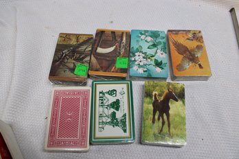 UNUSED SEALED PLAYING CARD LOT
