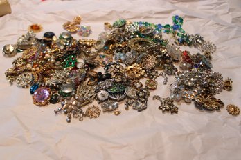 Broken Rhinestone Jewelry For Crafts