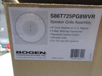 NIB BOGEN SPEAKER GRILLE ASSEMBLY
