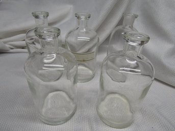 LARGE PYREX APOTHECARY PHARMACY BOTTLES NO LIDS