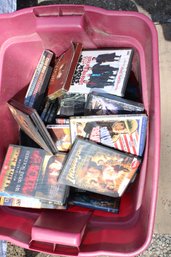 BIN FULL OF DVD MOVIES