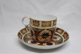 ROYAL CROWN DERBY CUP AND SAUCER
