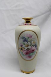 PICKARD ROSCOE VASE FLOWERS OF FRANCE