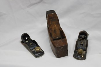 3 Vintage Carpenter Wood Planes