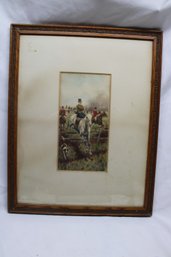 FOX HUNTING PRINT