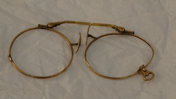 VINTAGE 1/10 - 14K GOLD LORGNETTE GLASSES