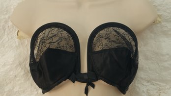 Vintage Black Lace Perma - Life Strapless Bra