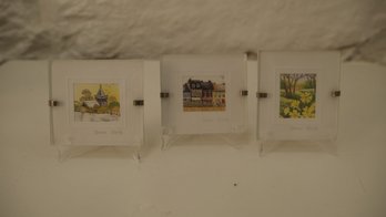 MINIATURE SHARON JERVIS WATERCOLOR PRINTS