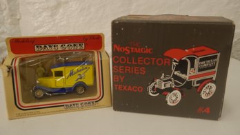 2 VINTAGE DIE CAST TRUCKS