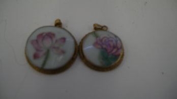 2 ASIAN PORCELAIN PENDANTS