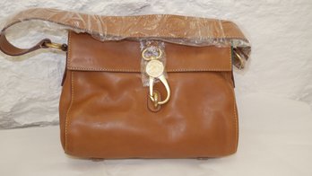 NEW DOONEY & BOURKE FLORETINE VACCHETTA LEATHER SATCHEL -