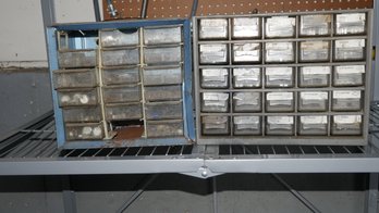 2 Containers Of Nuts Screws Nail