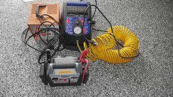 Battery Charger, Power Station & Air Compressor