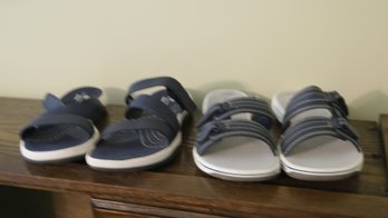 CLARK AND OOFOS SANDALS