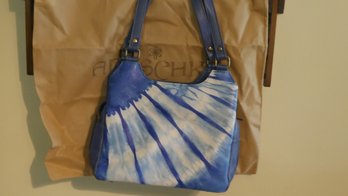 BLUE Anuschka PURSE WITH STORAGE BAG