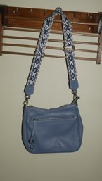BLUE BEFEN LEATHER PURSE