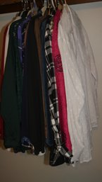WOMENS LONG SLEEVE SHIRT LOT SIZE L - XL