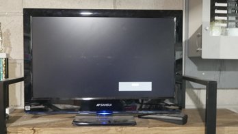 SANSUI FLAT SCREEN TV AND REMOTE