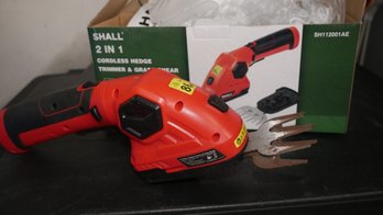 SHALL 2 IN 1 HEDGE TRIMMER / GRASS SHEARER
