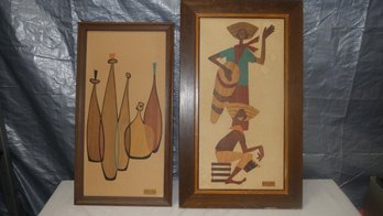 2 MCM ROBERT LYONS FRAMED ART