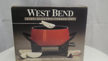 NEW WEST BEND ELECTRIC FONDUE POT