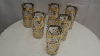 VINTAGE MCM HIGHBALL GLASSES