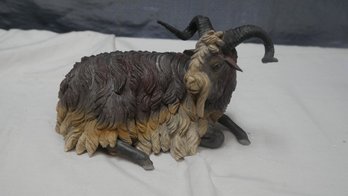 UNSIGNED TERRACOTTA RAM FROM NEAPOLITAN CRECHE NATIVITY SET