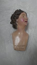 SIGNED NEAPOLOTAIN CRECHE NATIVITY FIGURE HEAD