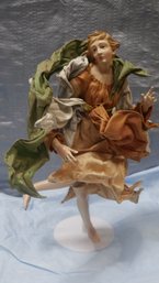 NEAPOLITAN CRECHE NATIVITY ANGEL FIGURE