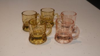 COLORED GLASS SHOT MUG