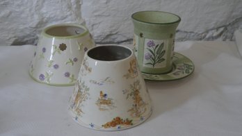 YANKEE CANDLE SHADES AND BURNER