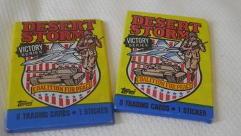 SEALED DESERT STORM CARD PACKS