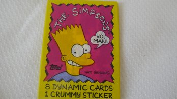 Sealed Pack The Simpsons Cards