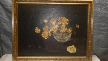 UNSIGNED OIL PAINTING ON CANVAS