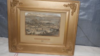 ANTIQUE COLLINS CO ENGRAVING