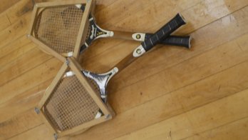 2 VINTAGE MCGREGOR SPEEDWOOD RACQUETS